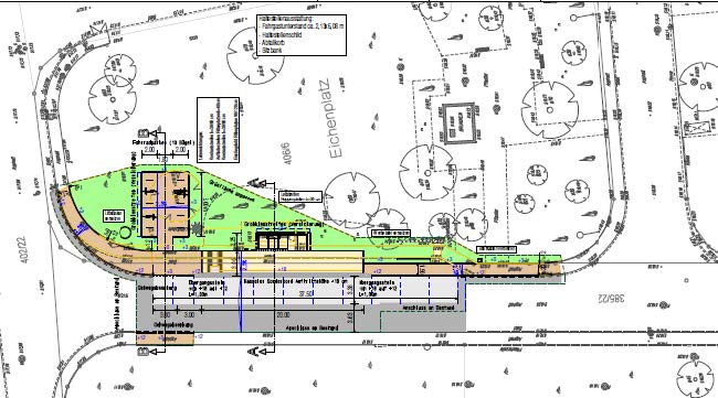 Umgestaltung der Bushaltestelle am Eichenplatz